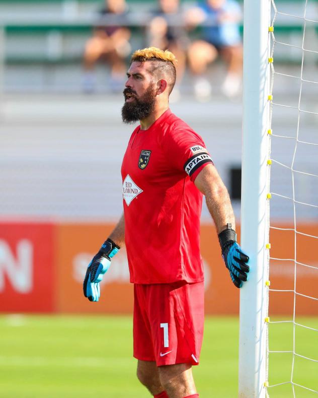 Birmingham Legion FC goalkeeper Matt VanOekel