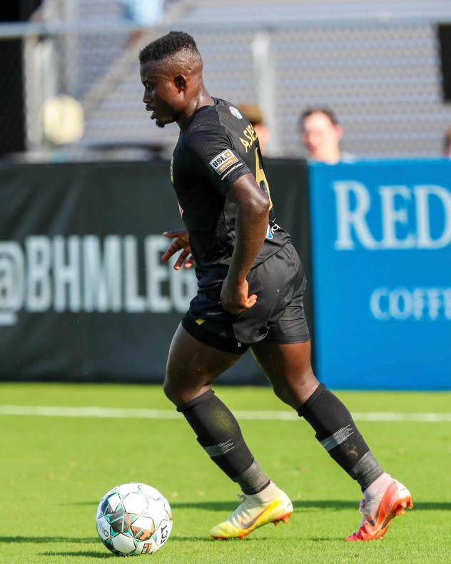 Birmingham Legion FC midfielder Anderson Asiedu