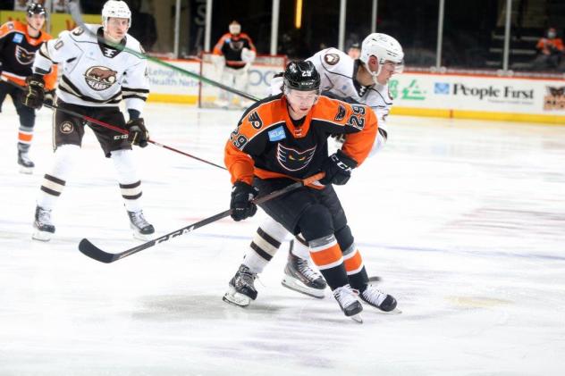 Pascal Laberge with the Lehigh Valley Phantoms