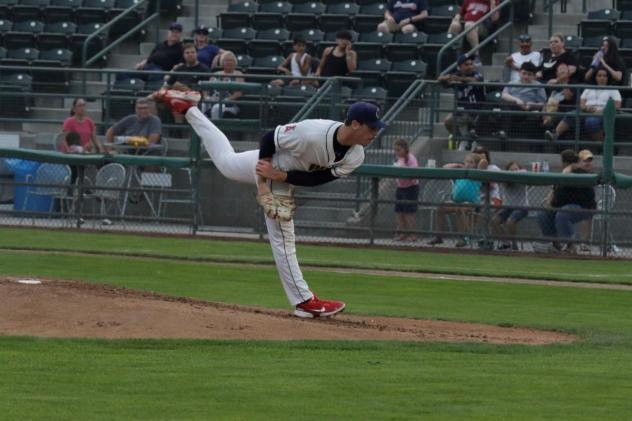 Tri-City Dust Devils on the mound