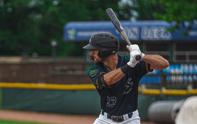 Outfielder Kameron Misner with the Beloit Snappers