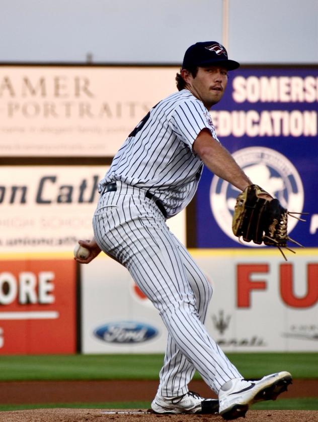 Somerset Patriots pitcher Ken Waldichuk