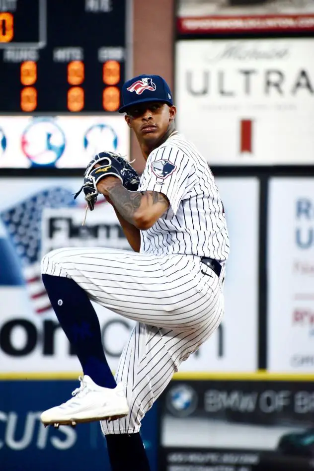 Somerset Patriots pitcher Luis Medina