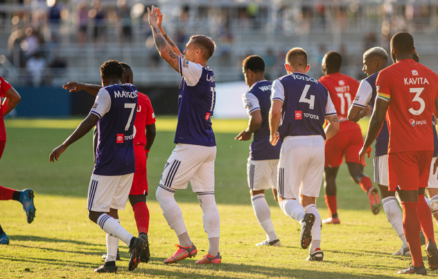Louisville City FC in action