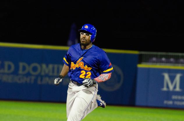 High Point Rockers outfielder Quincy Latimore