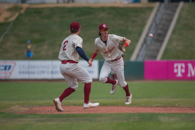 Ryan Grotjohn and Morgan McCullough of the Kansas City Monarchs vs. the Houston Apollos