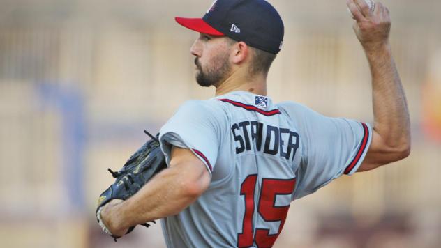 Mississippi Braves pitcher Spencer Strider
