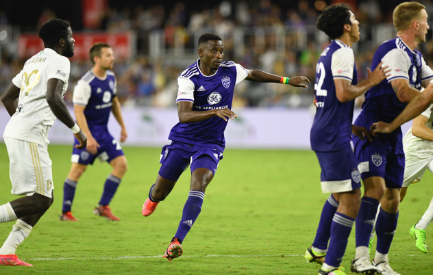 Louisville City FC in action