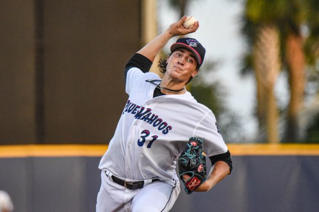 Pensacola Blue Wahoos pitcher Kyle Nicolas
