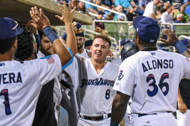 Peyton Burdick of the Pensacola Blue Wahoos