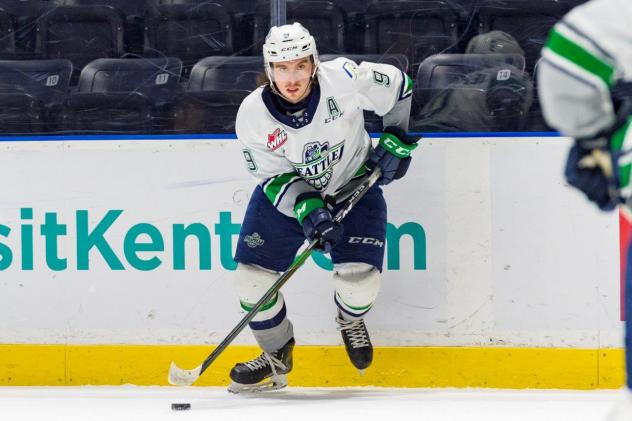 Forward Keltie Jeri-Leon with the Seattle Thunderbirds