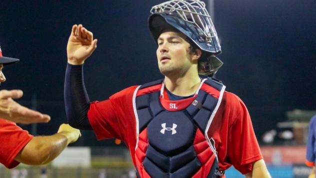 Mississippi Braves catcher Shea Langeliers