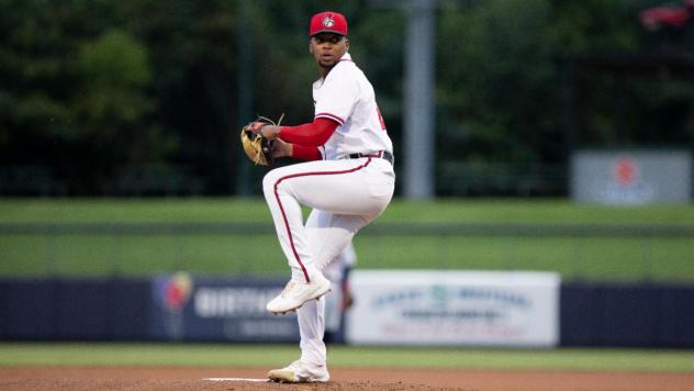 Rome Braves pitcher Darius Vines