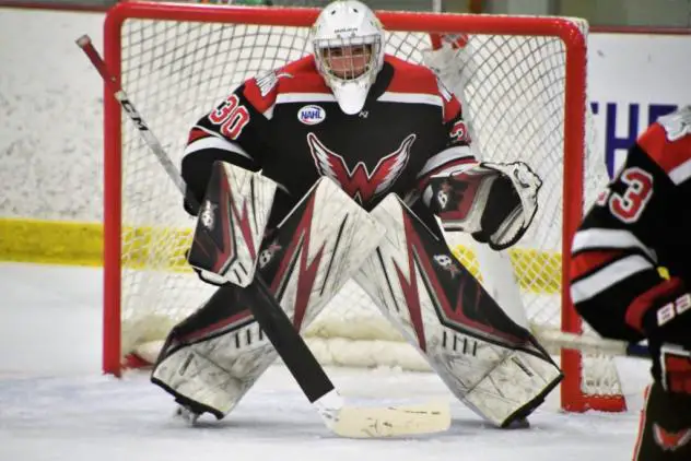 Aberdeen Wings goaltender Kyle Kozma