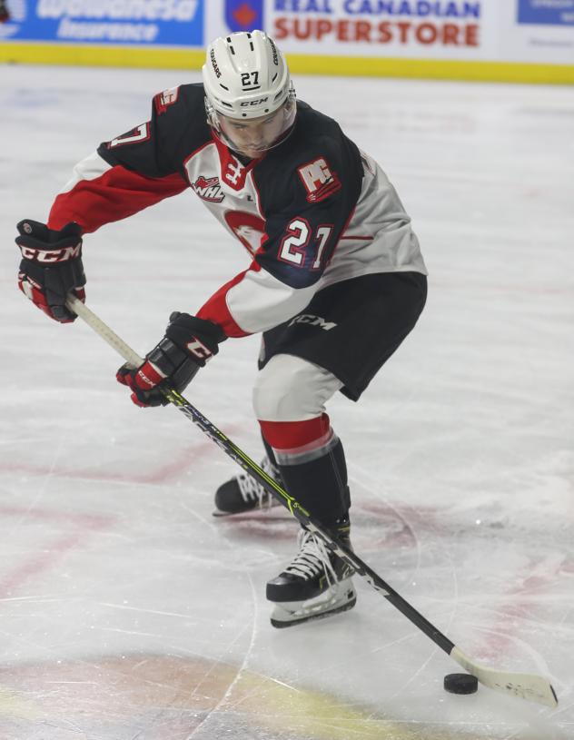 Riley Heidt of the Prince George Cougars