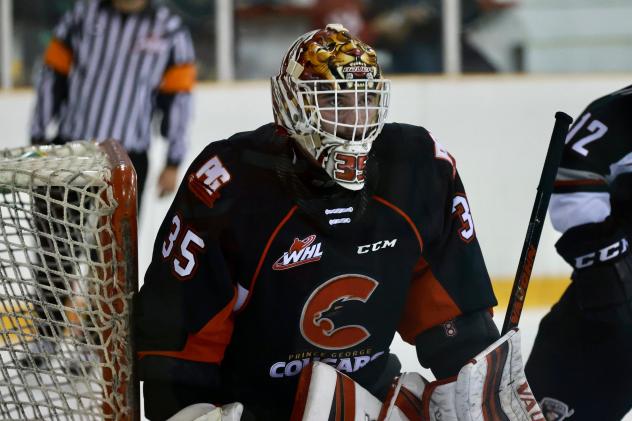 Prince George Cougars goaltender Taylor Gauthier