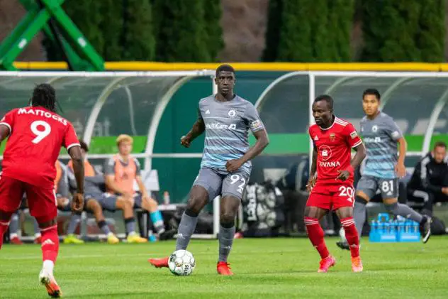 Tacoma Defiance defender Abdoulaye Cissoko vs. Phoenix Rising FC