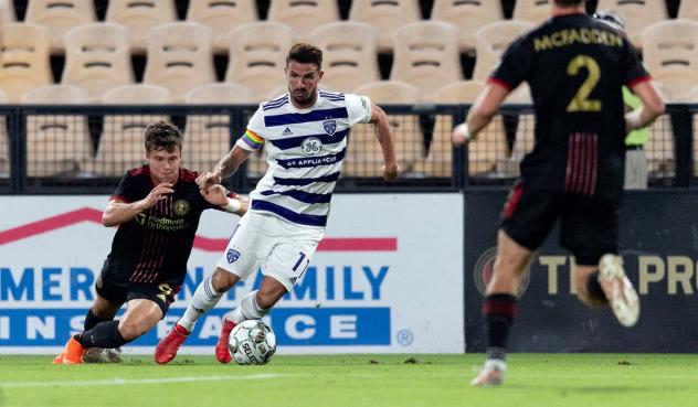 Louisville City FC midfielder Niall McCabe vs. Atlanta United 2