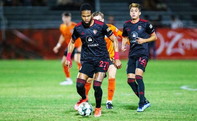 Phoenix Rising FC midfielder Kevon Lambert vs. Orange County SC
