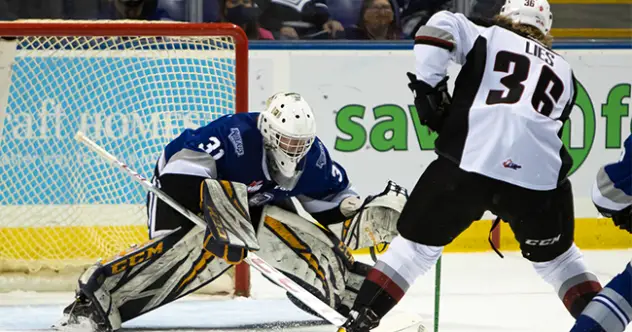 Victoria Royals goaltender Tyler Palmer