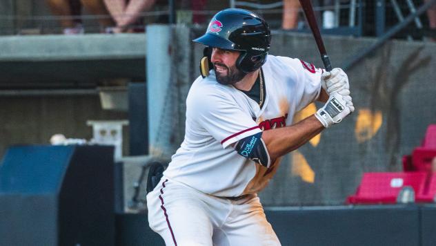 Carolina Mudcats infielder Alex Binelas