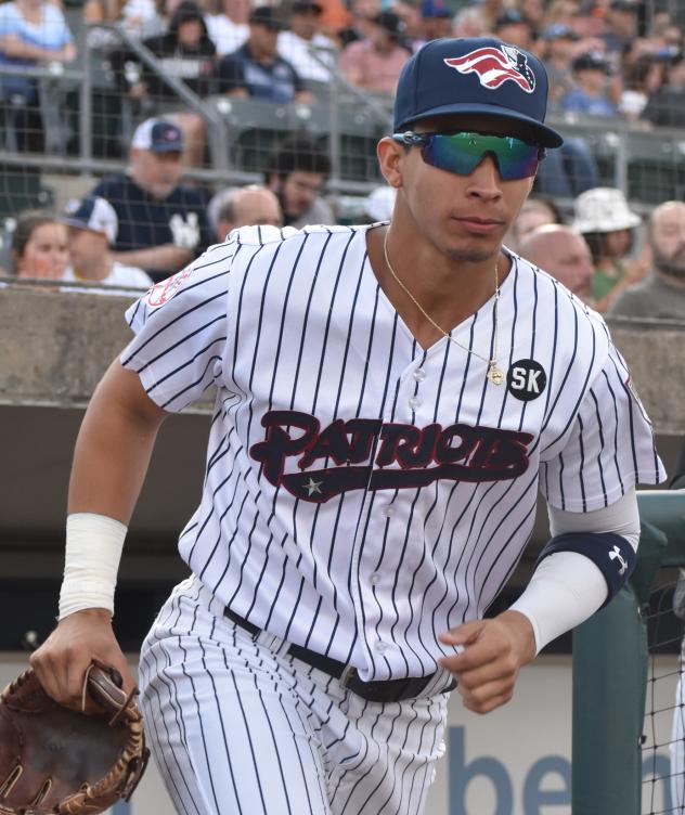 Somerset Patriots infielder Oswaldo Cabrera