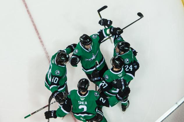 Texas Stars huddle