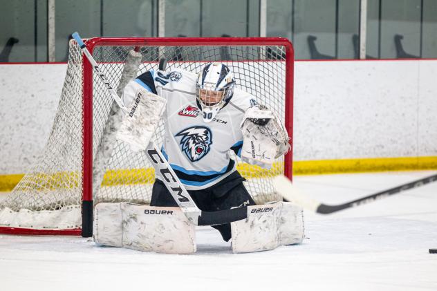 Winnipeg ICE goaltender Dawson Cowan