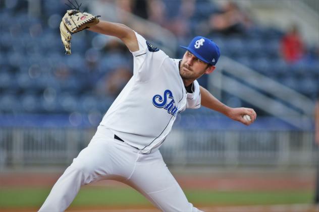 Biloxi Shuckers pitcher Ethan Small