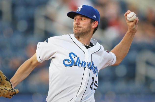 Biloxi Shuckers pitcher Ethan Small