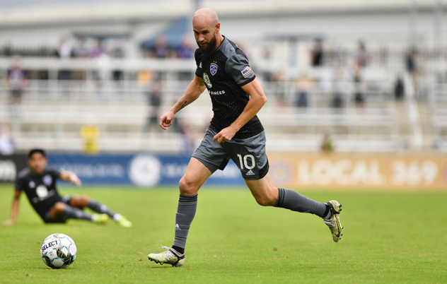 Louisville City FC forward Brian Ownby