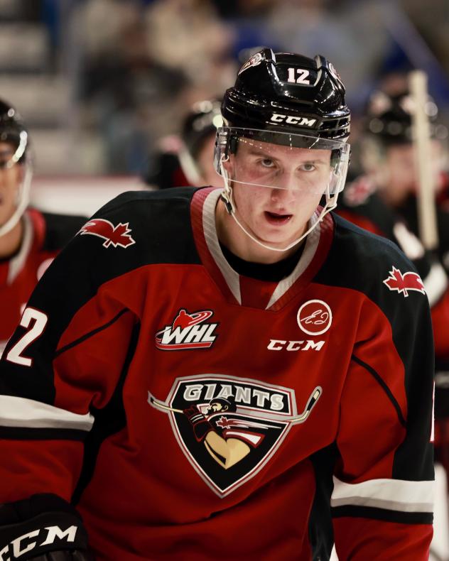 Vancouver Giants centre Adam Hall