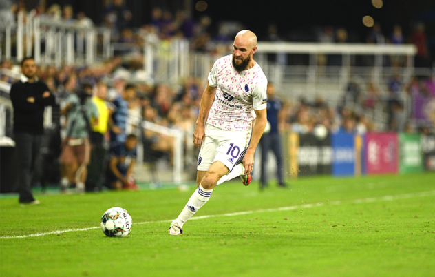 Louisville City FC forward Brian Ownby