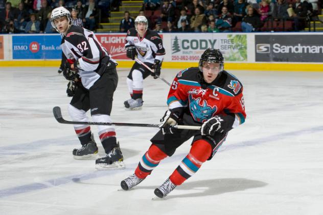 Colton Sissons with the Kelowna Rockets