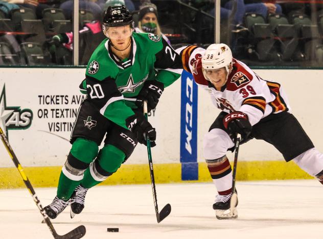 Texas Stars forward Ty Dellandrea