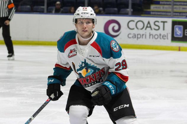 Kelowna Rockets defenceman Will Irvine