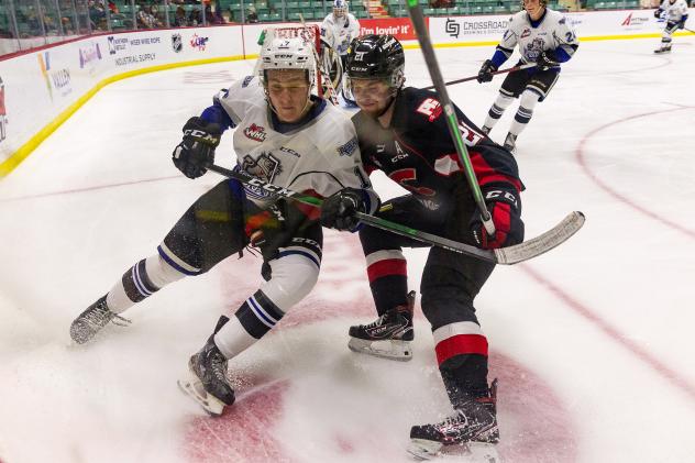 Prince George Cougars battle the Victoria Royals