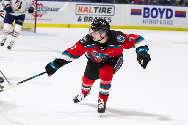 Kelowna Rockets forward Max Graham