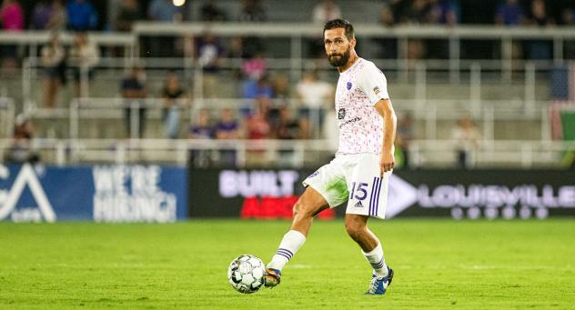 Louisville City FC defender Pat McMahon