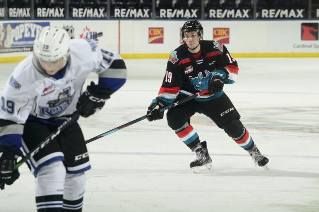 Kelowna Rockets forward Ethan Ernst