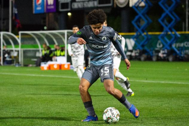 Tacoma Defiance defender Alex Villanueva vs. LA Galaxy II
