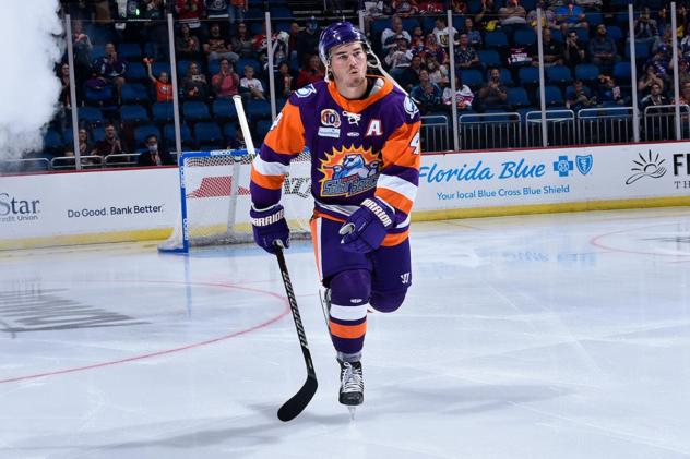 Orlando Solar Bears defenseman Chad Duchesne