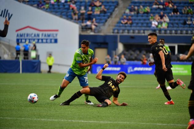 Seattle Sounders FC midfielder Danny Leyva vs. LAFC