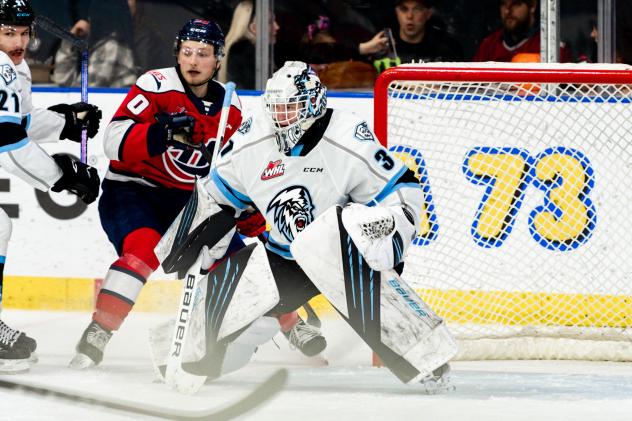 Winnipeg ICE goaltender Daniel Hauser