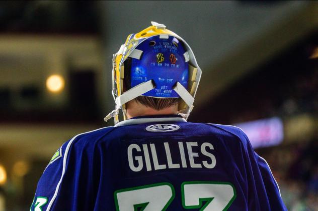 Maine Mariners goaltender Jon Gillies