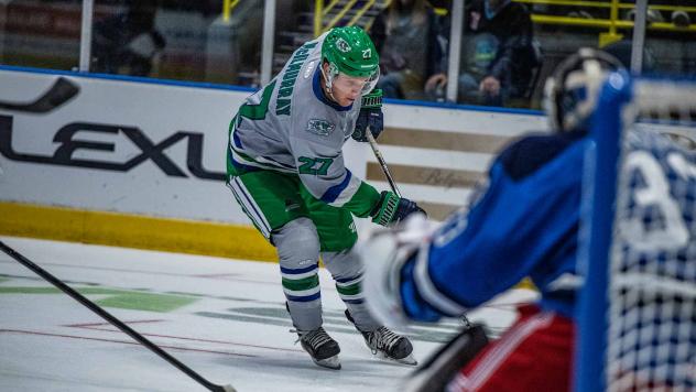 Forward Austin McIlmurray with the Florida Everblades