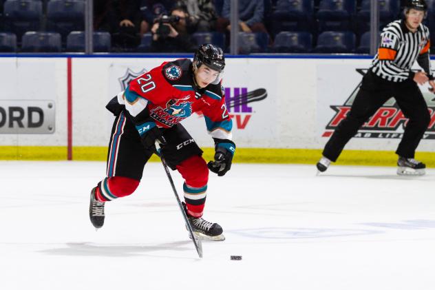 Kelowna Rockets right wing Nolan Flamand