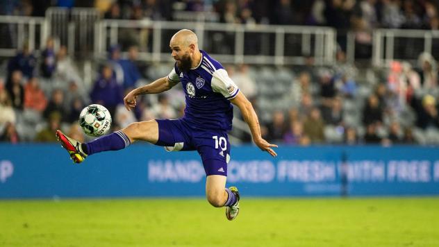 Louisville City FC forward Brian Ownby
