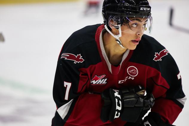 Vancouver Giants forward Ty Halaburda