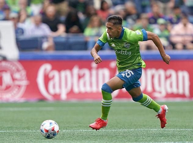 Seattle Sounders FC midfielder Danny Leyva